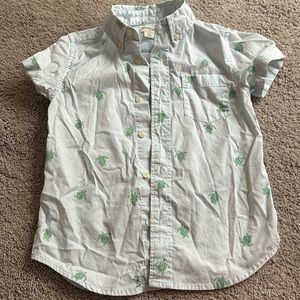 Turtle Crewcuts short sleeve button down size 4-5